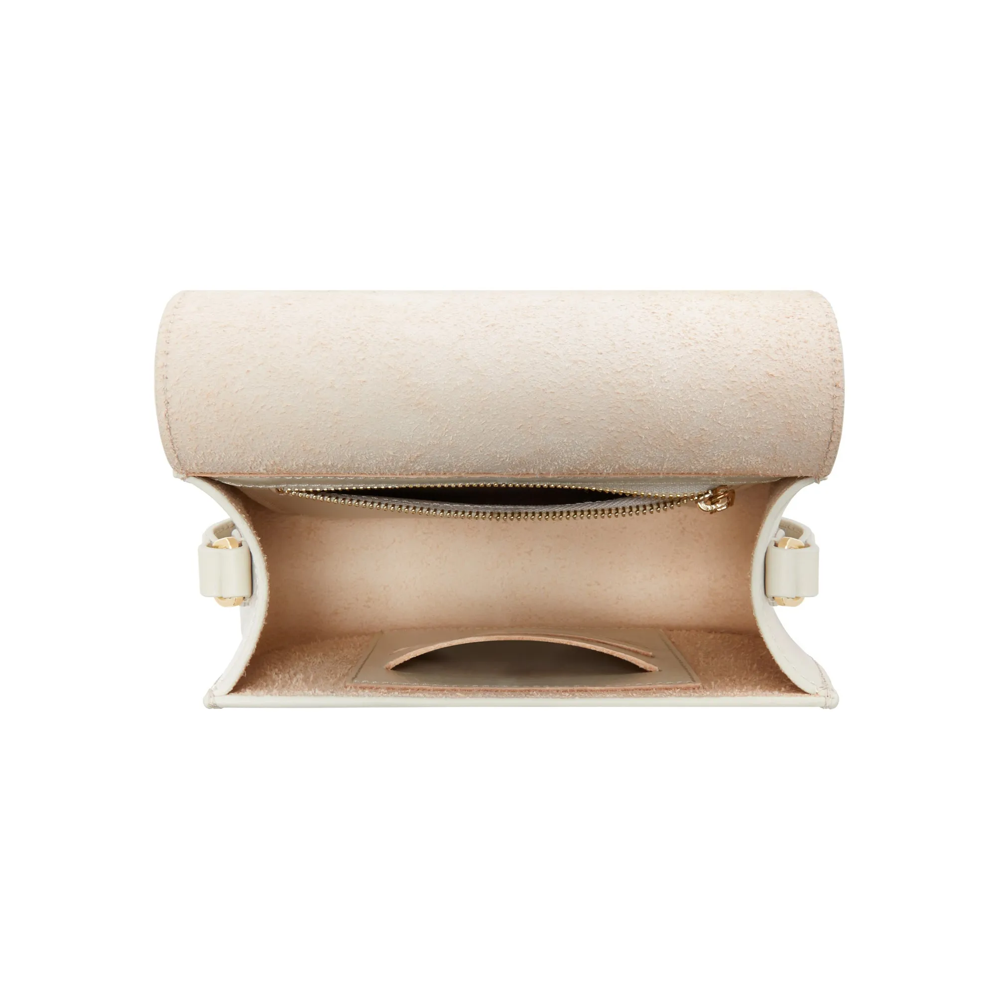 Montmartre Manon cream vegetable tanned leather crossbody bag