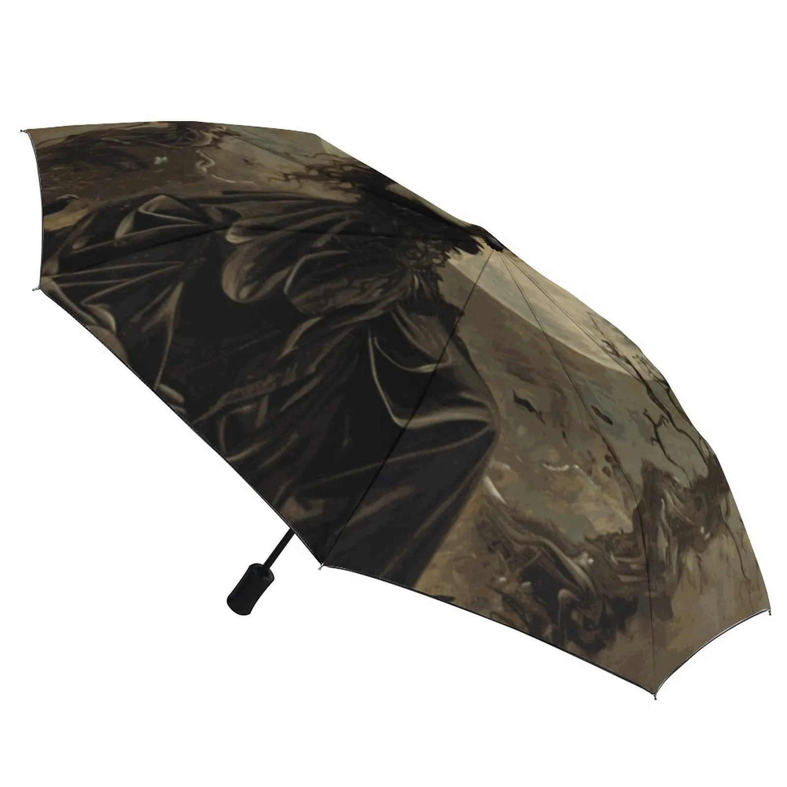 Morrigan Celtic Goddess Auto Umbrella with Printed Pattern Outside ZYS03-8K