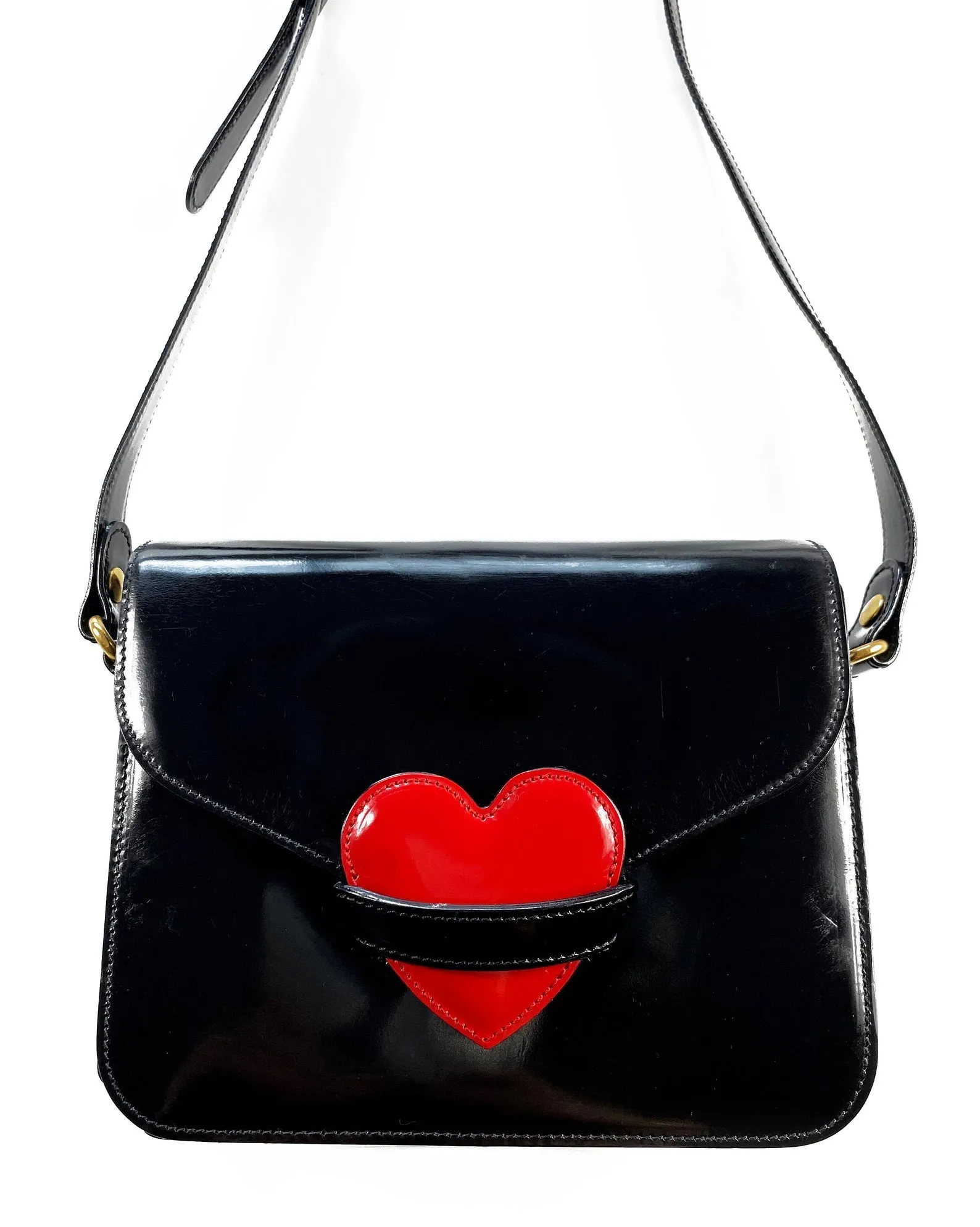 Moschino Rare Heart Cross Body Bag