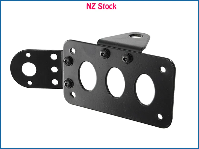 Motorcycle Side Mount License Number Plate Bracket