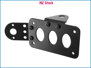 Motorcycle Side Mount License Number Plate Bracket