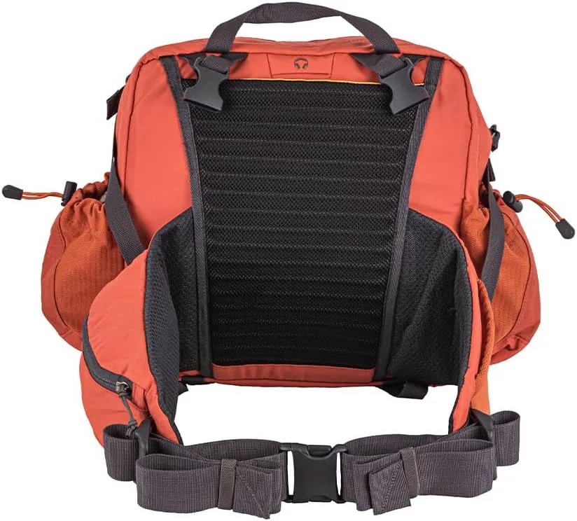 Mountainsmith Day Lumbar Waist pack, Running, Hiking, Cycling, Travel, and Outdoor Sport Activities with Dual Water Bottle Holders, Cinnamon Red