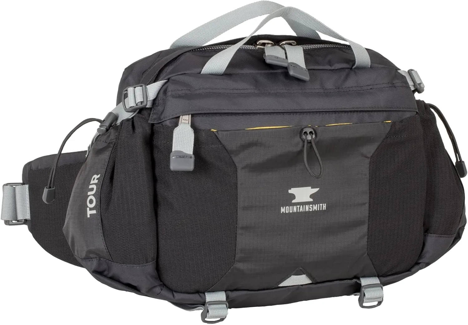 Mountainsmith Tour Lumbar Waist pack, Running, Hiking, Cycling, Travel, and Outdoor Sport Activities with Dual Water Bottle Holders