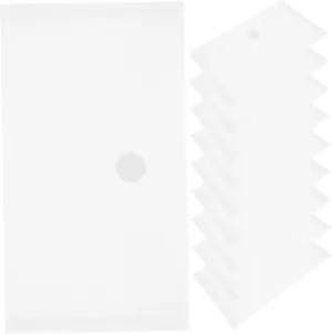 Multi-Purpose Plastic Cash Bag Set 40pcs Document Holders for Bank Deposits Checks Office Organization