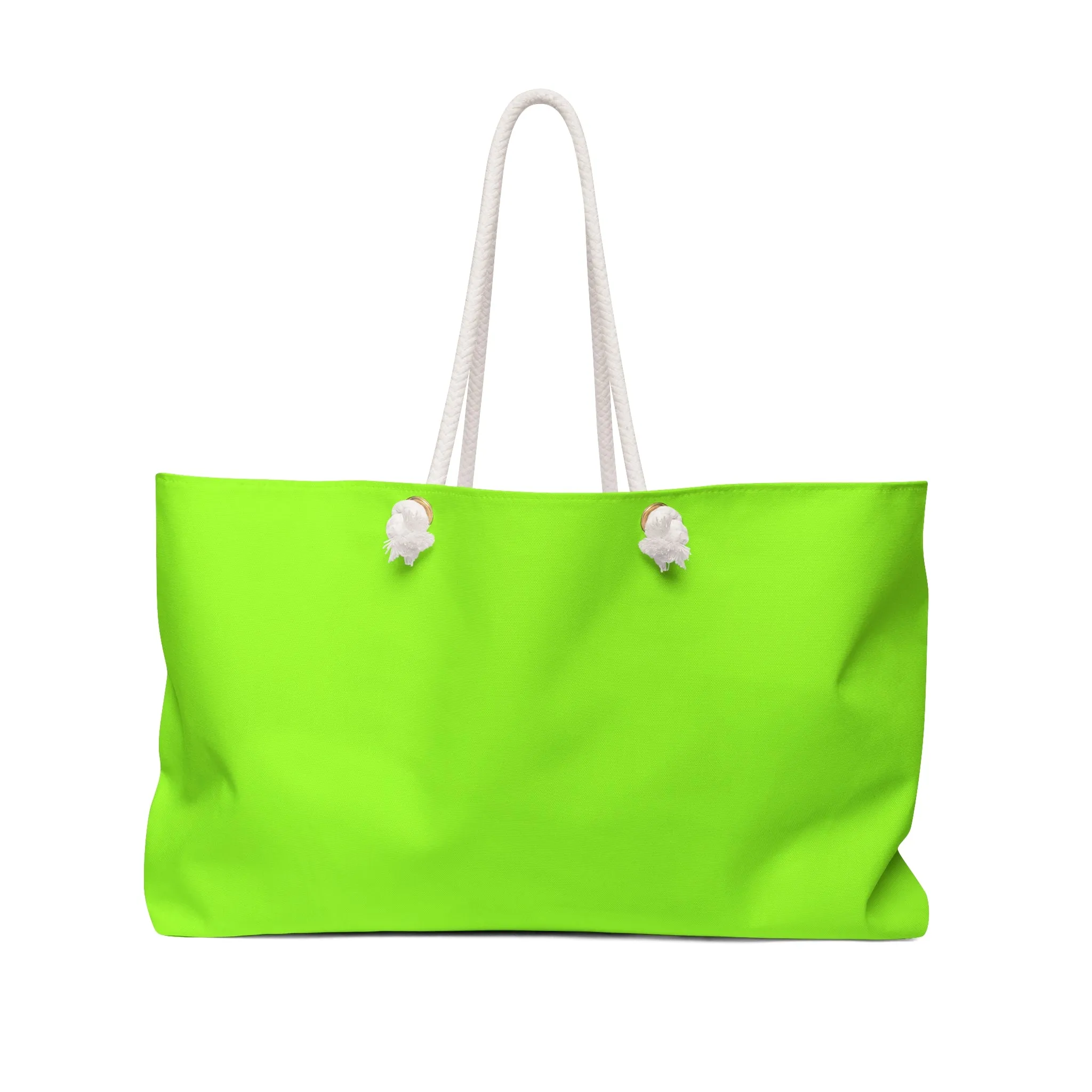 Neon Green Weekender Travel Bag