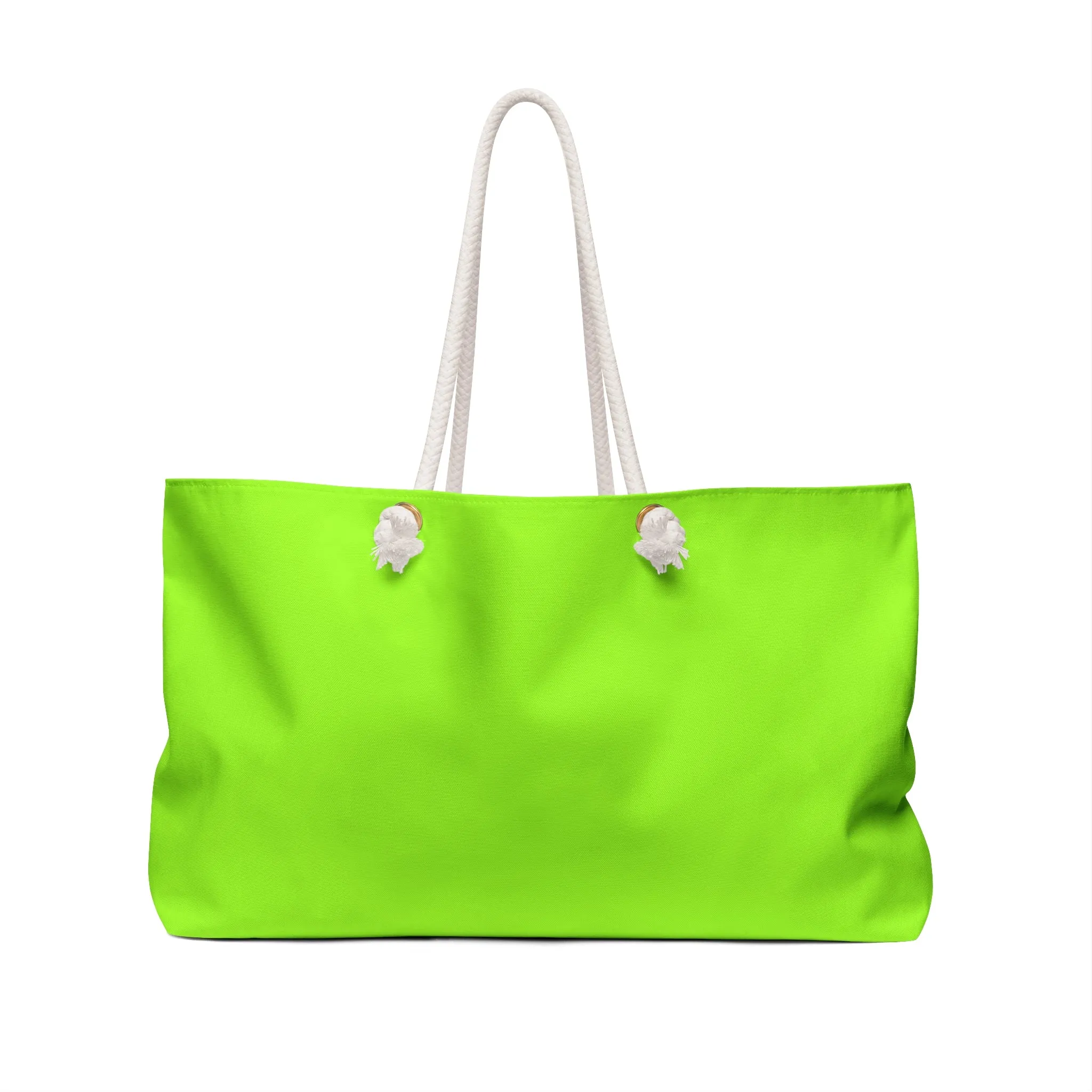 Neon Green Weekender Travel Bag