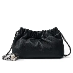 New Genuine Leather Women Shoulder Bags Luxury Brand Small Chain Flap Bags for Ladies Handbag