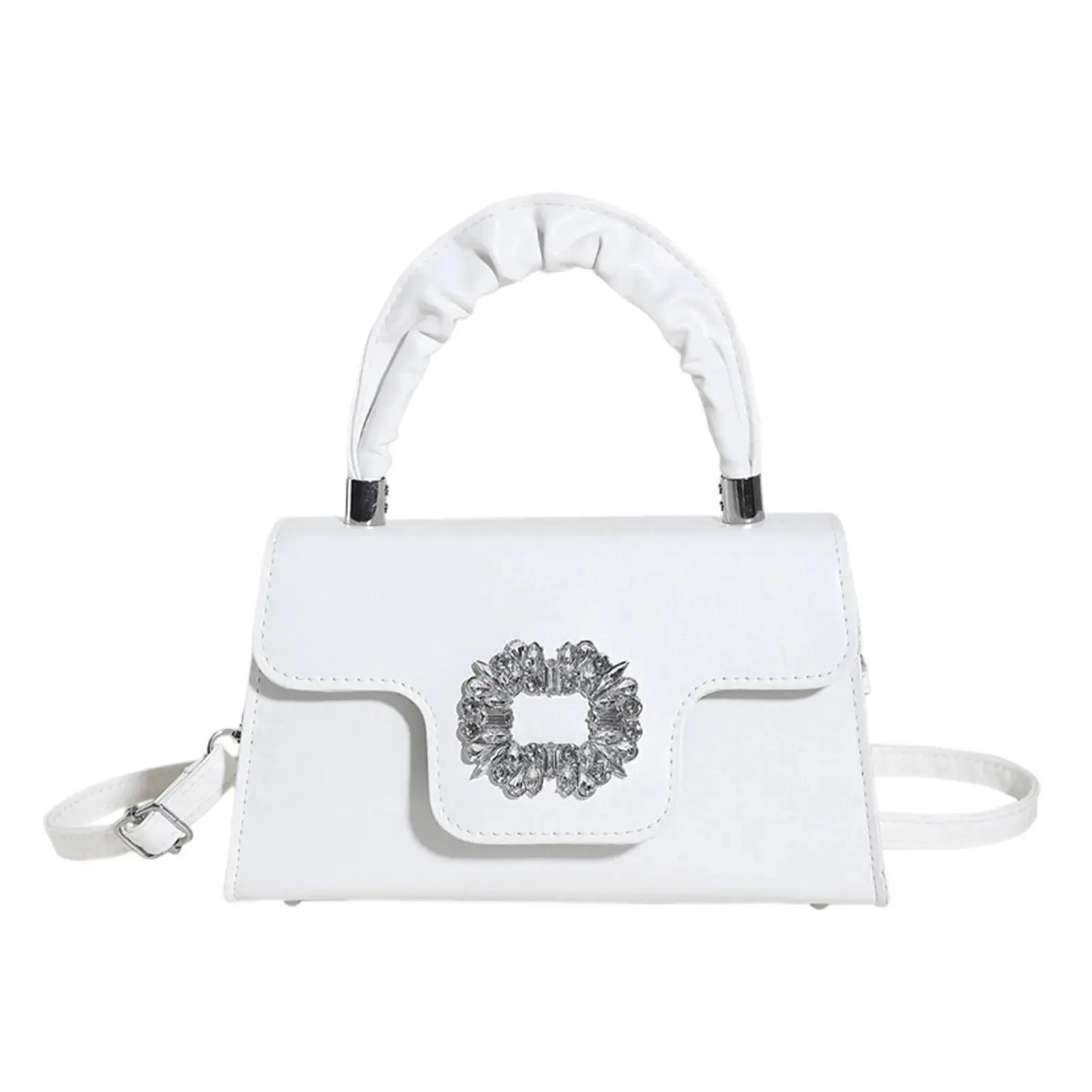 New Luxury Women’s Bag Designer Brand Crossbody Bags Diamond Messenger Bag PU Luxury Handbag Travel Square Bag