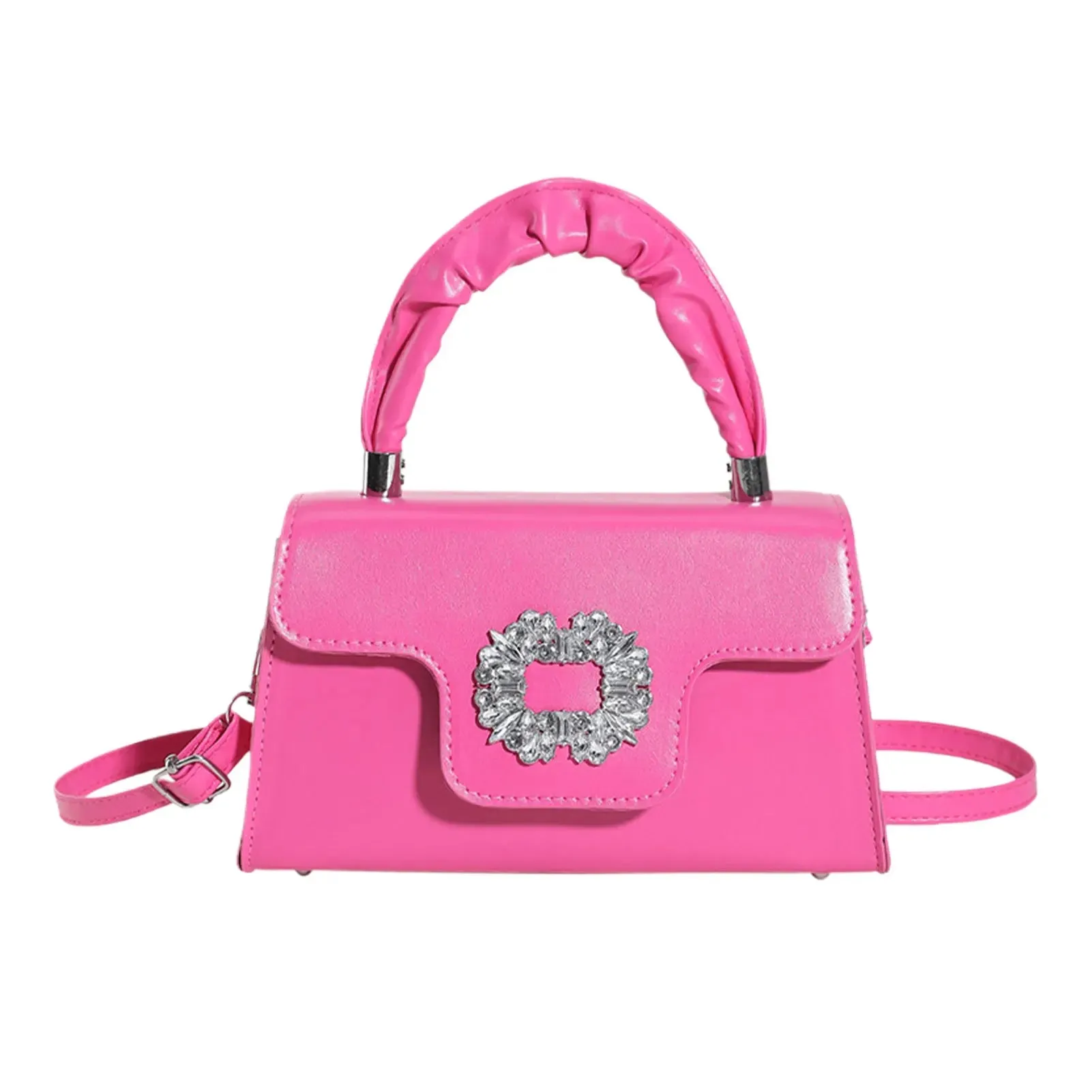 New Luxury Women’s Bag Designer Brand Crossbody Bags Diamond Messenger Bag PU Luxury Handbag Travel Square Bag