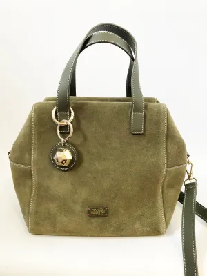 NEW Suede Sabrina Satchel