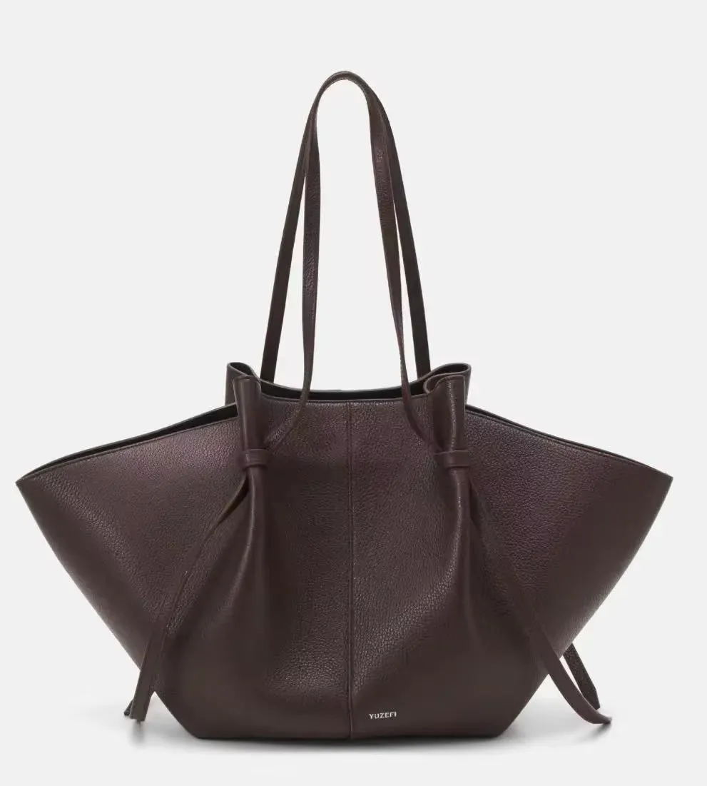 New Women Modern Large Tote Bags Leather Large Capacity Shoulder Bag Fashion Armpit Bag Female