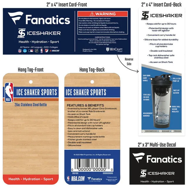 New York Giants Ice Shaker 26oz Stainless Steel