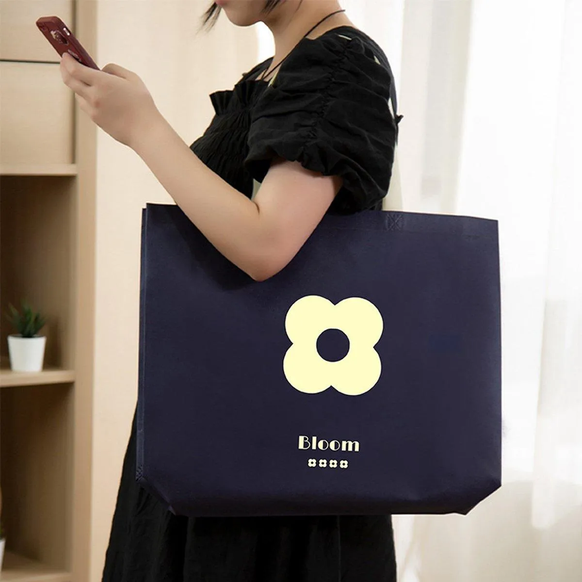 Non-Woven Tote Bags Versatile Reusable 25PCS