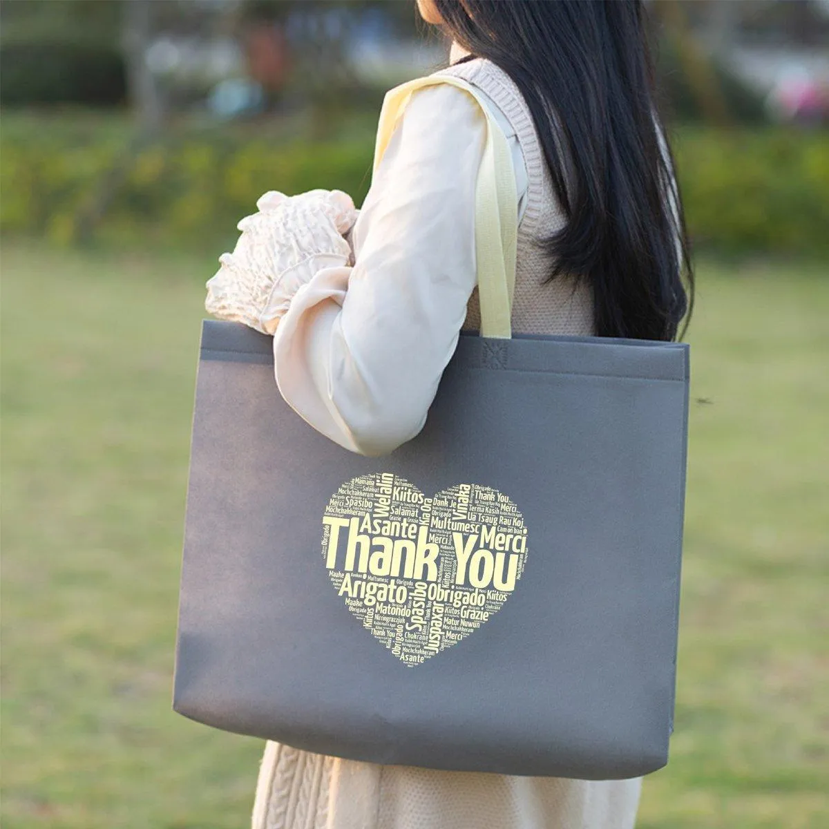 Non-Woven Tote Bags Versatile Reusable 25PCS