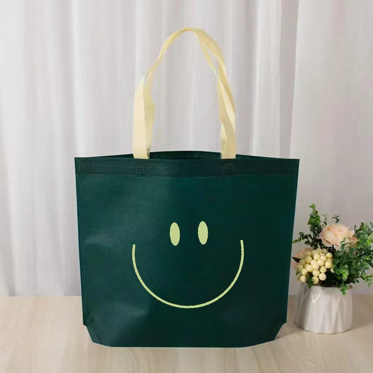 Non-Woven Tote Bags Versatile Reusable 25PCS