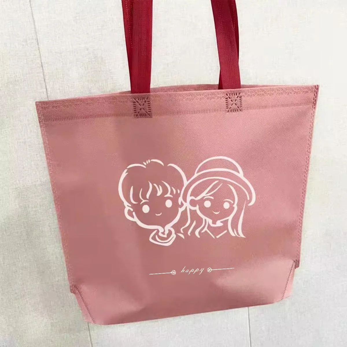 Non-Woven Tote Bags Versatile Reusable 25PCS