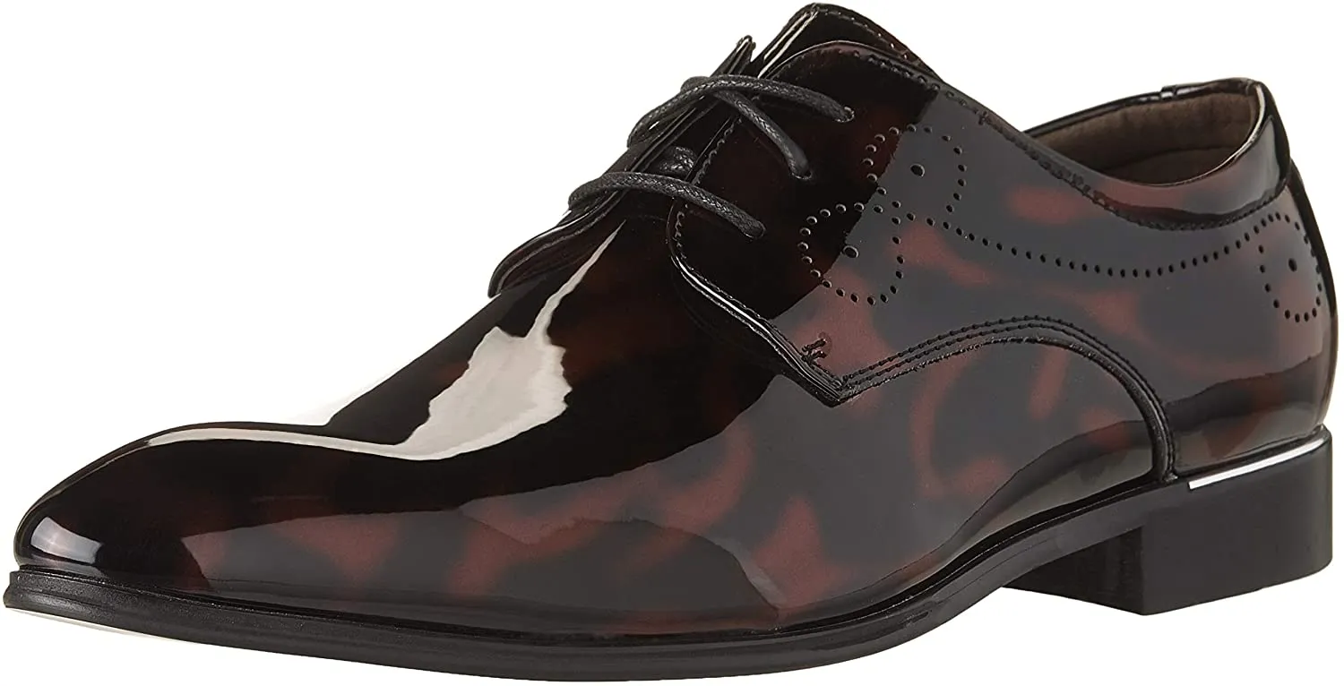 NXY Men' Lace Up Wingtip Oxford Modern Leather Pointed Toe Dress Shoes Formal