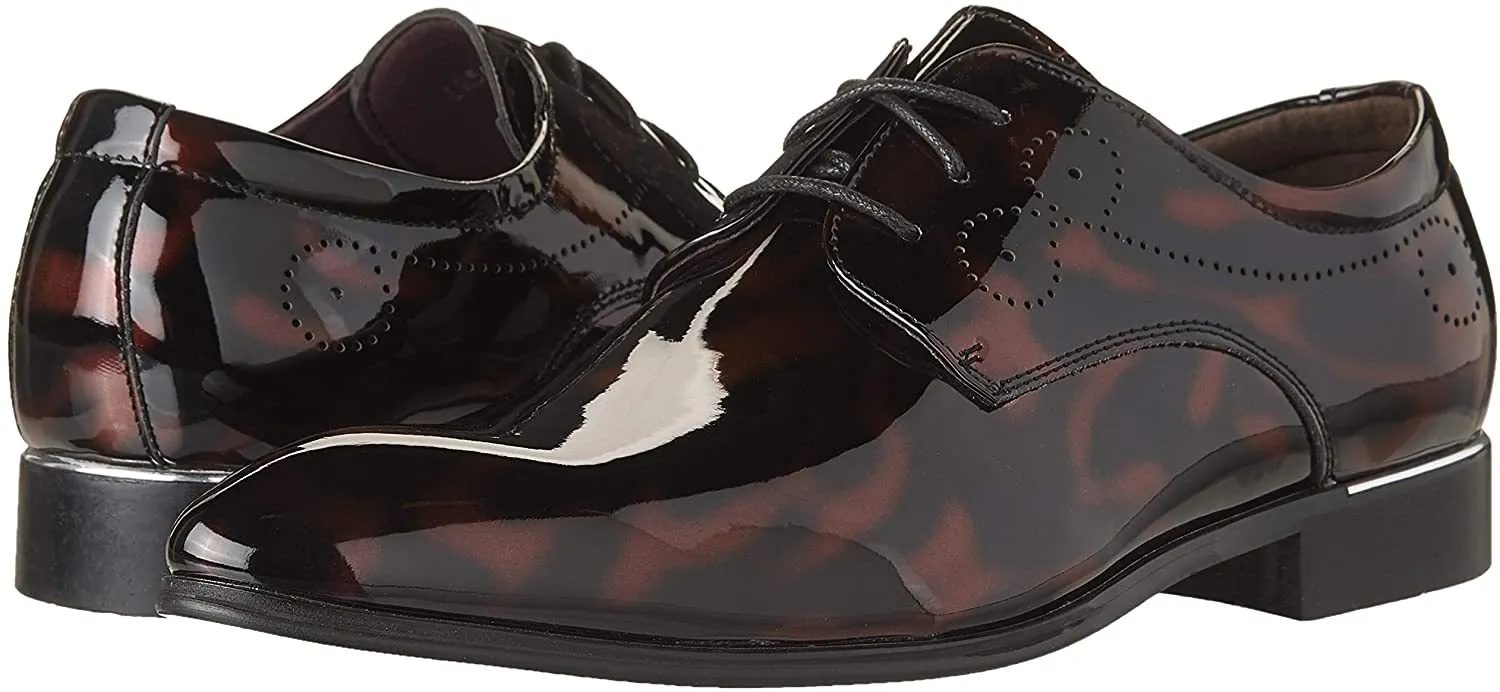 NXY Men' Lace Up Wingtip Oxford Modern Leather Pointed Toe Dress Shoes Formal