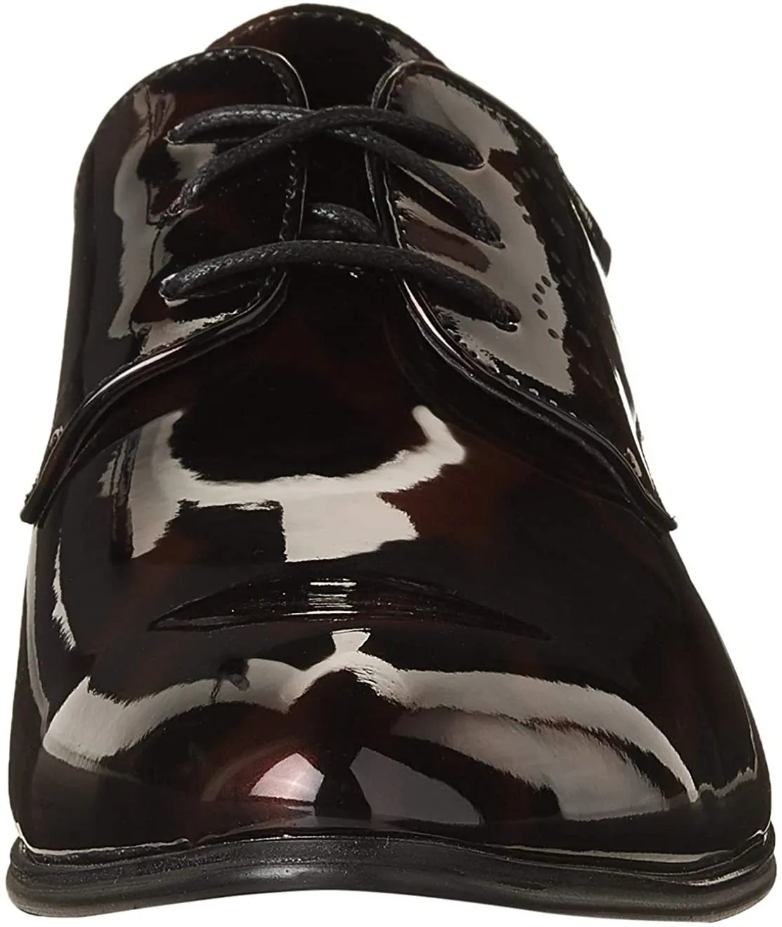 NXY Men' Lace Up Wingtip Oxford Modern Leather Pointed Toe Dress Shoes Formal