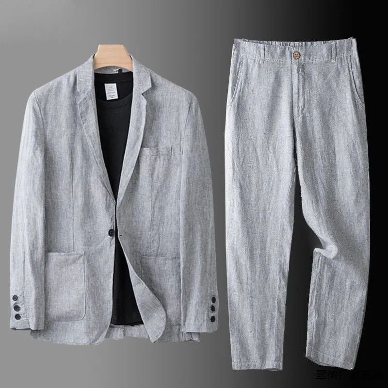 OCTAVIO | ELEGANT LINEN SUIT