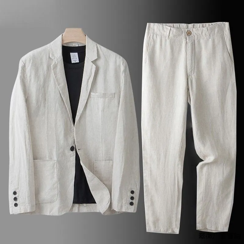 OCTAVIO | ELEGANT LINEN SUIT