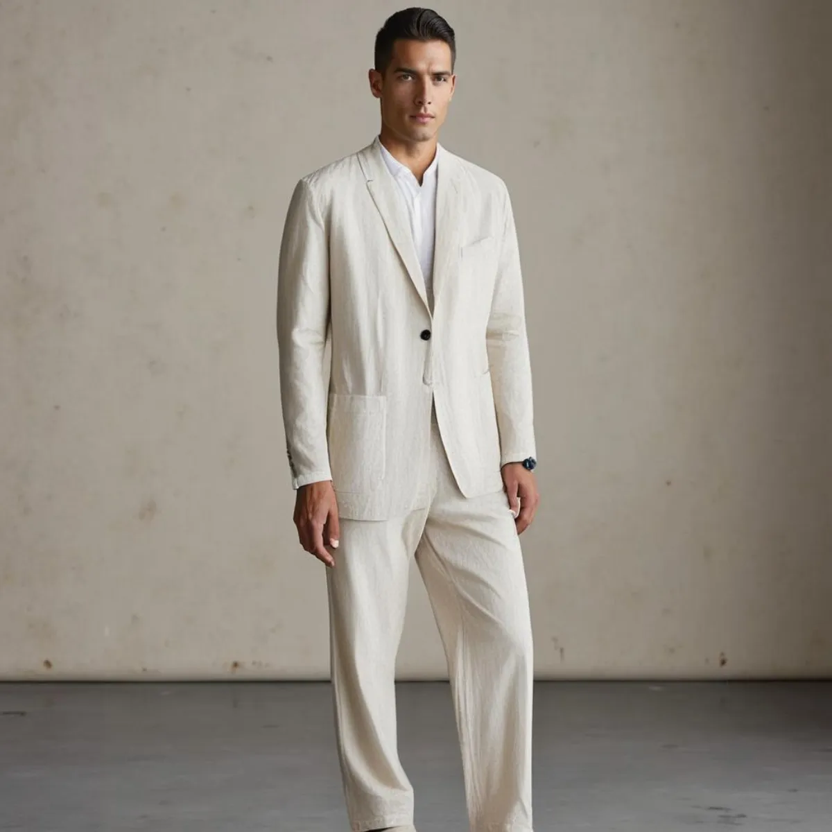 OCTAVIO | ELEGANT LINEN SUIT