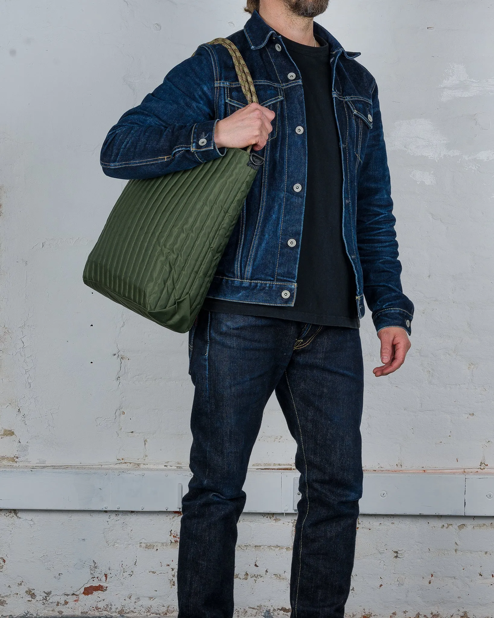 OGL Originale Tech Material Millie Utility Tote Bag - Green