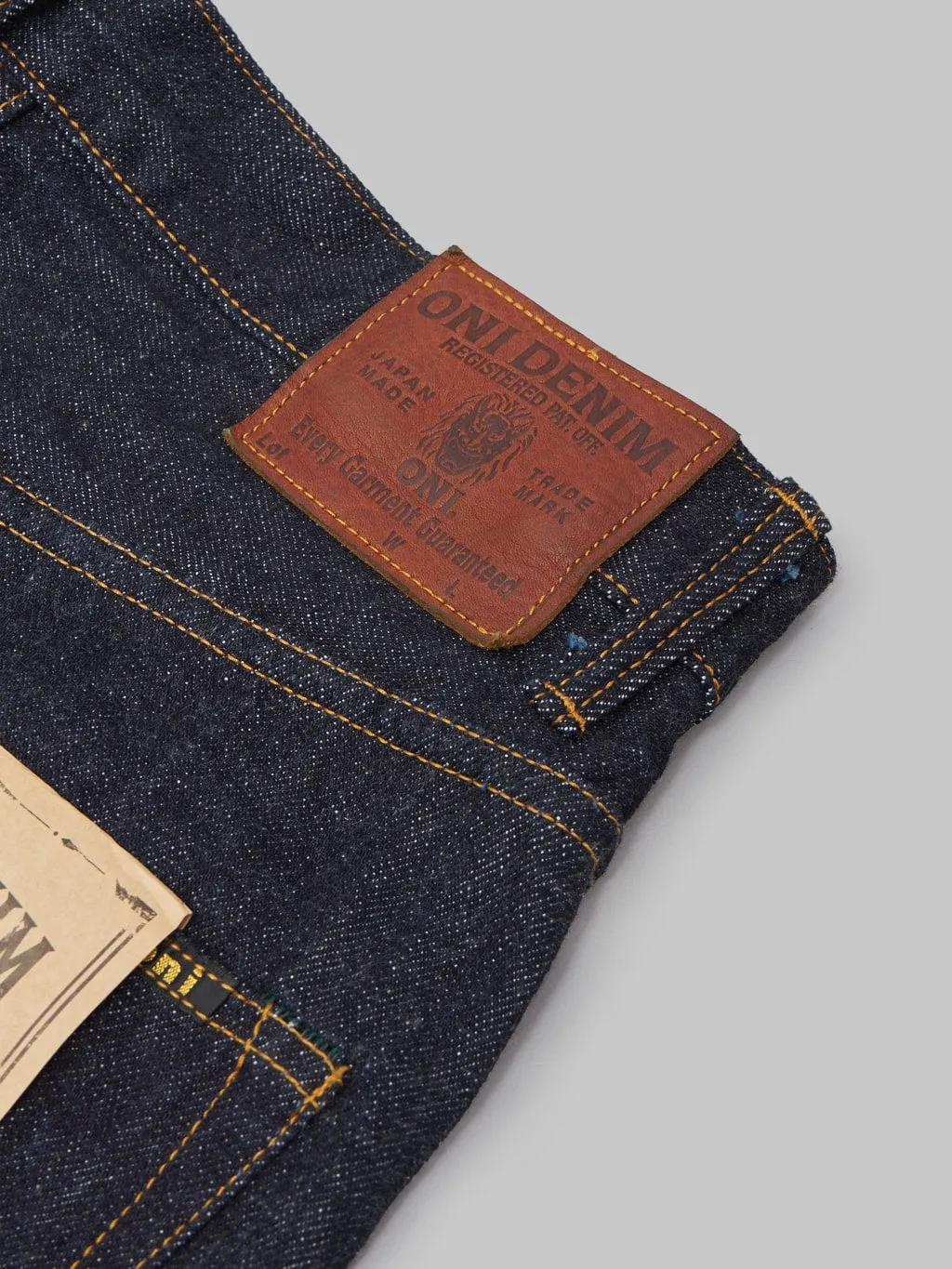 ONI Denim ONI-622 "Low Tension" 15oz Relaxed Tapered Jeans