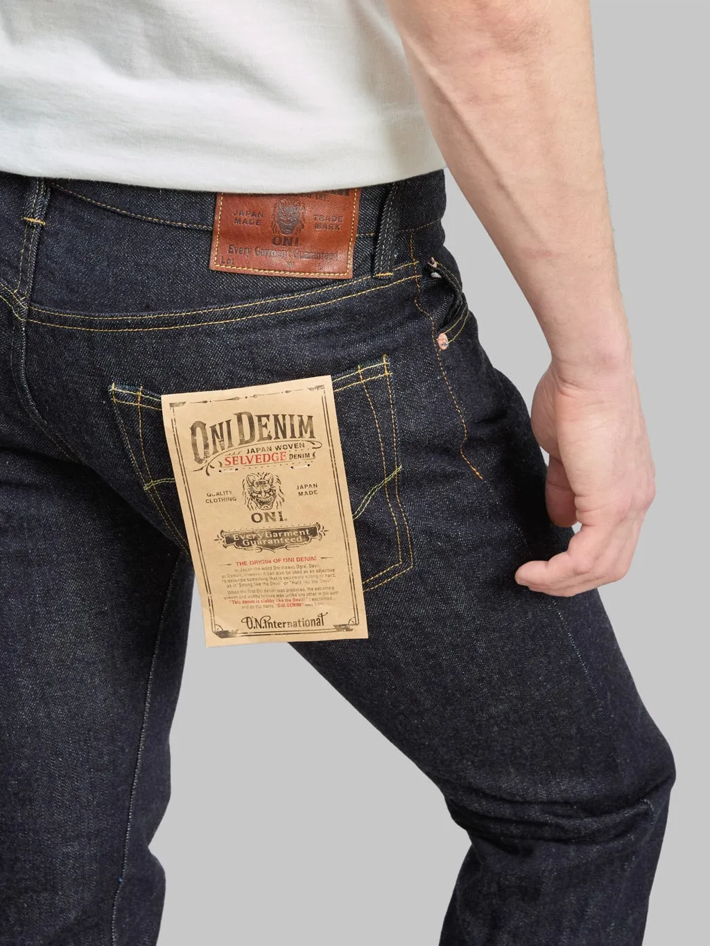 ONI Denim ONI-622 "Low Tension" 15oz Relaxed Tapered Jeans