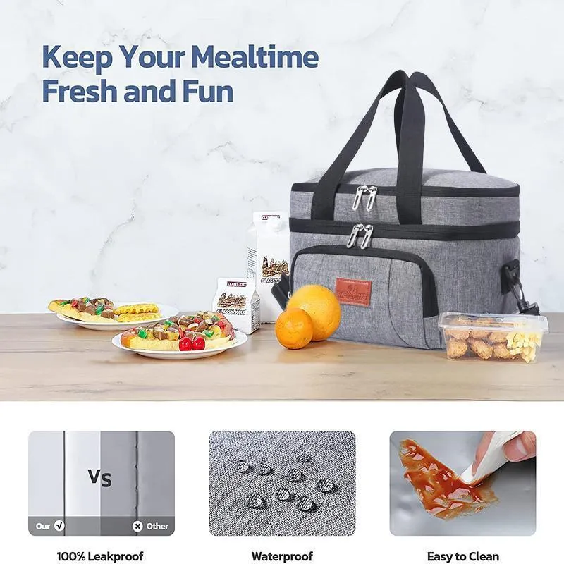 Outdoor Picnic Bag 1PC 10L 26x19x21cm Thermal Insulated