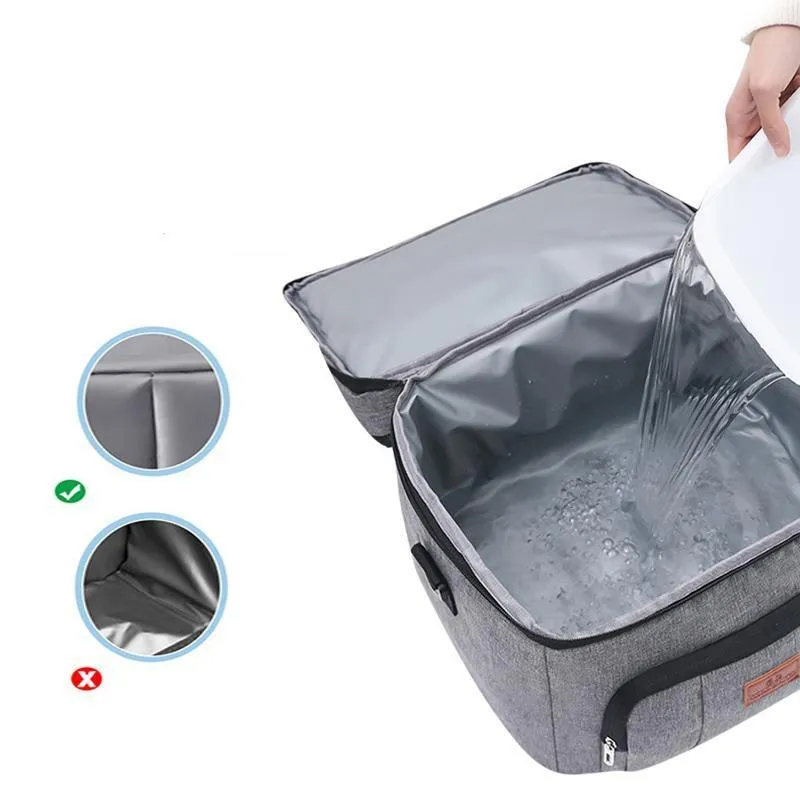 Outdoor Picnic Bag 1PC 10L 26x19x21cm Thermal Insulated
