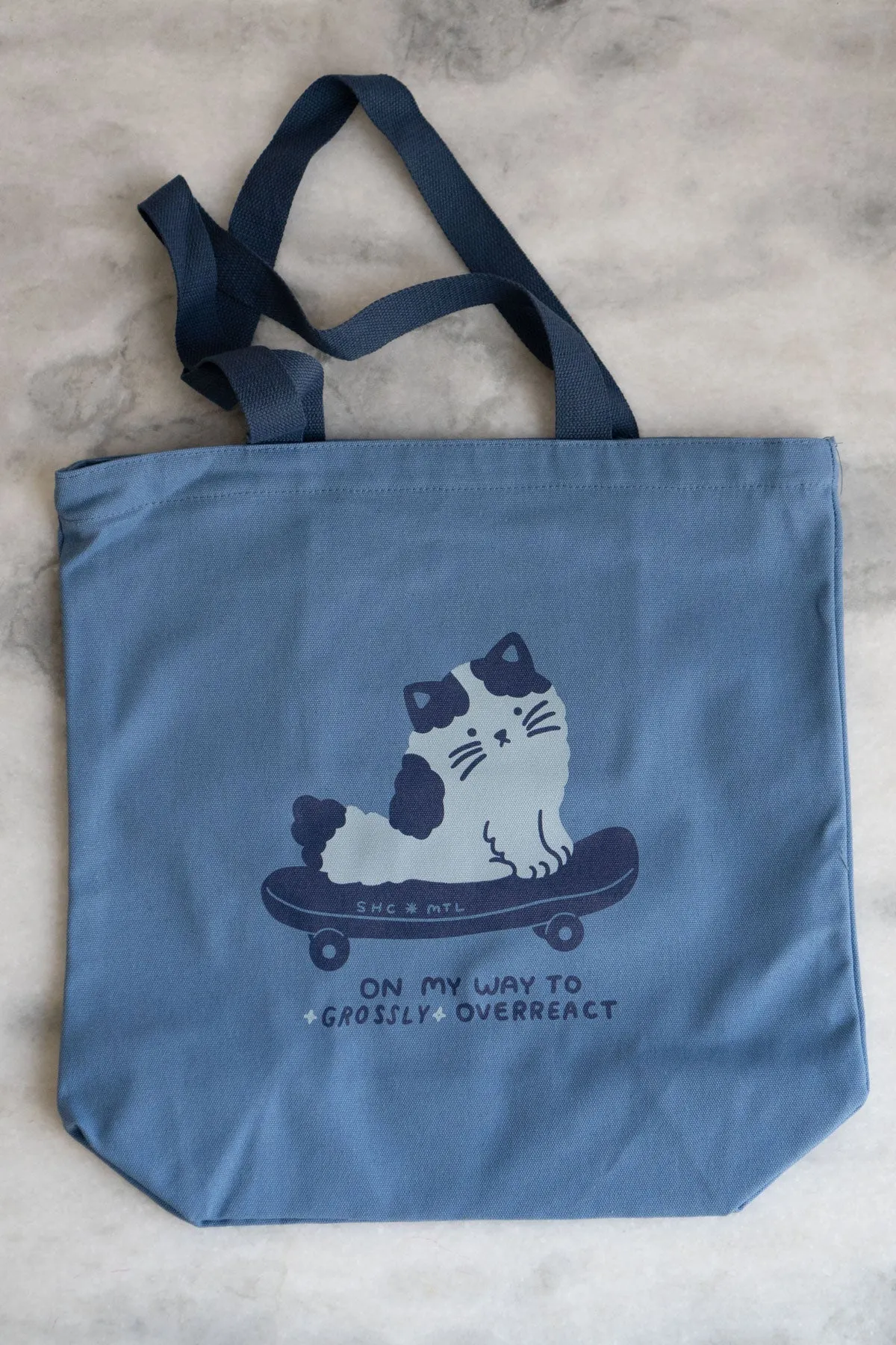 Overreact Big ZIp Tote