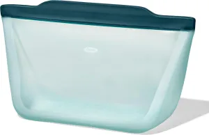 OXO Good Grips Silicone Reusable Bag – Stand-Up Half Gallon (64 oz) - Lagoon