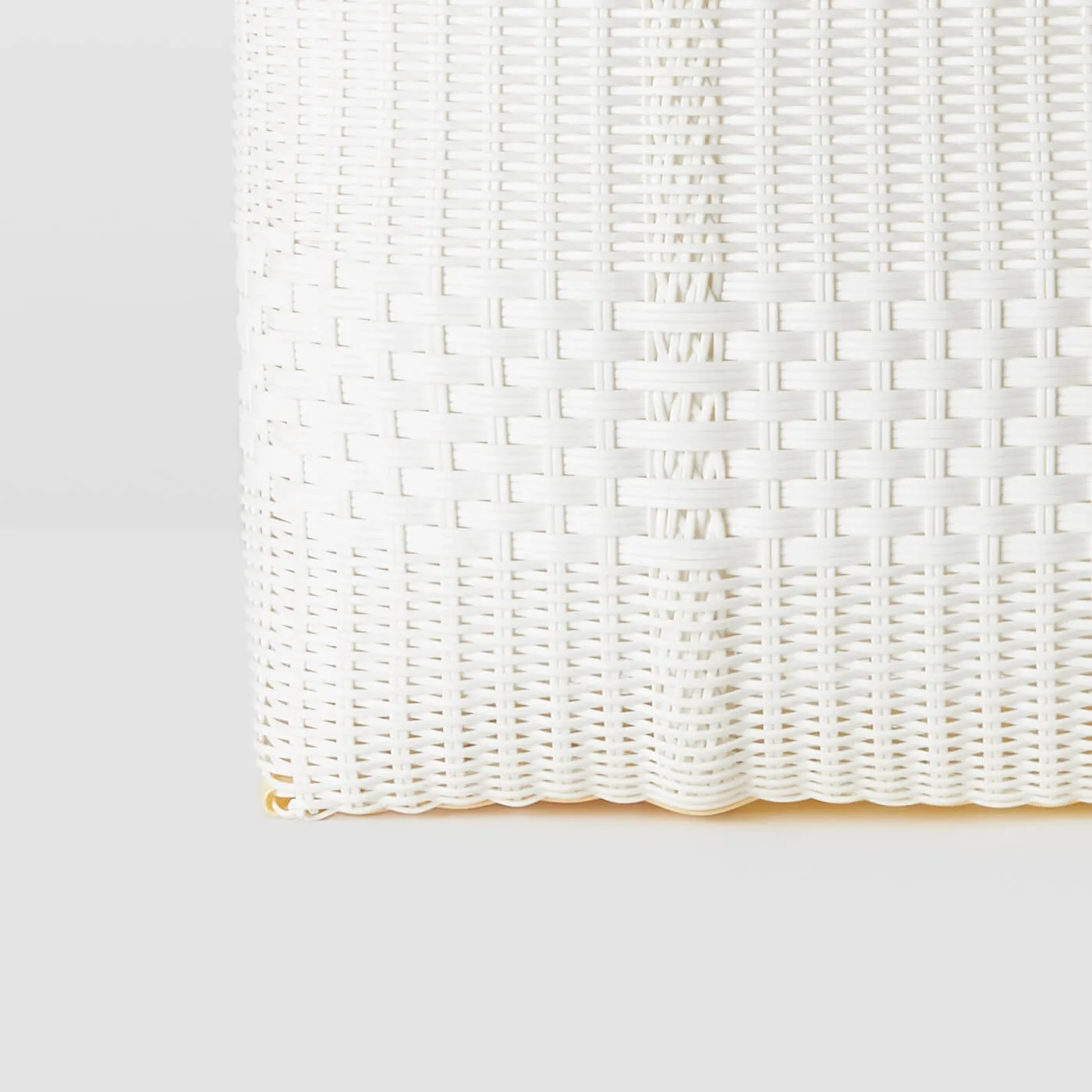 Palorosa | Large Lace Basket - White