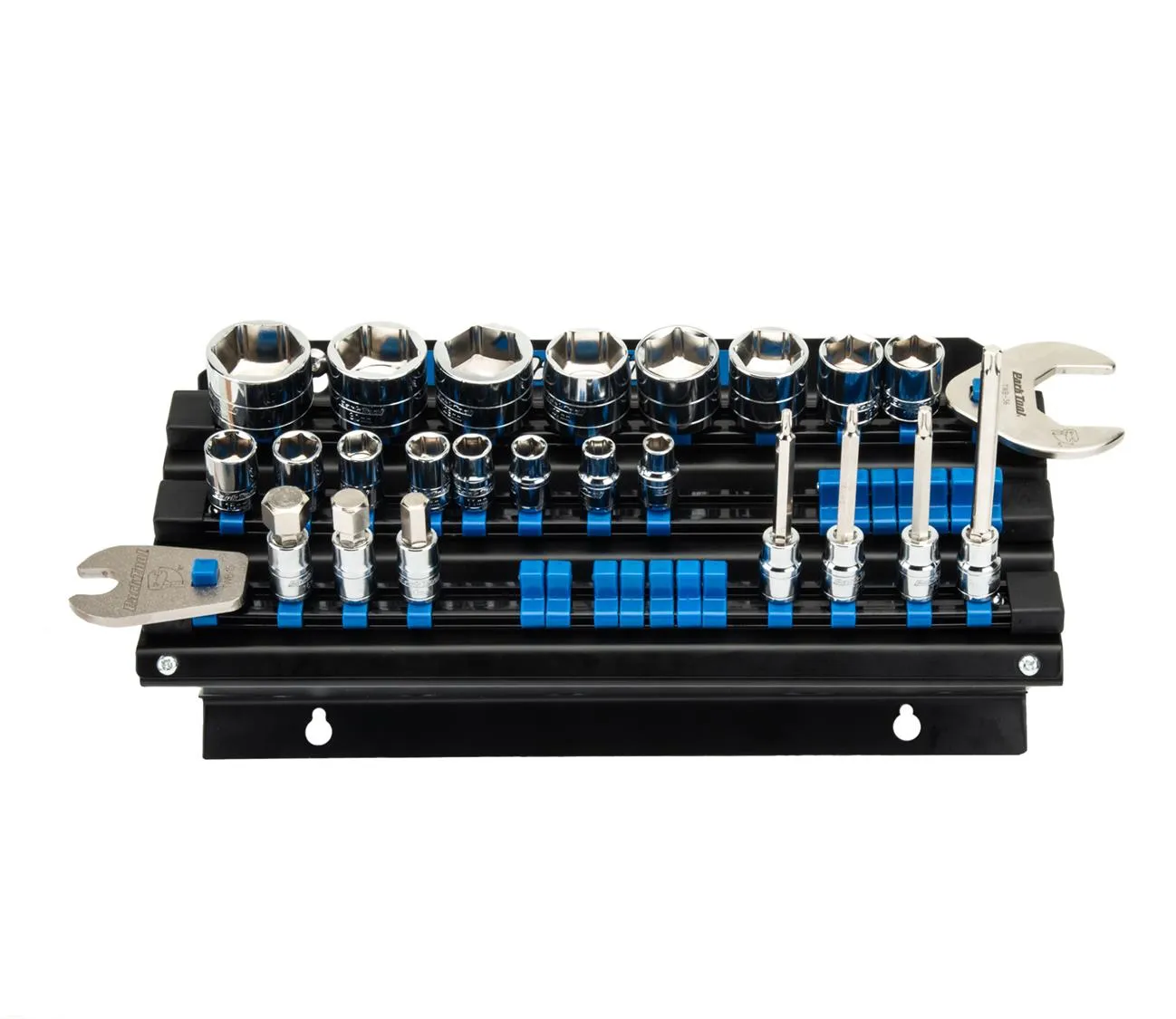 Park Tool - JH-3 - Wall-Mounted Socket, Bit & Torque Tool Organizer- Tools Not Included