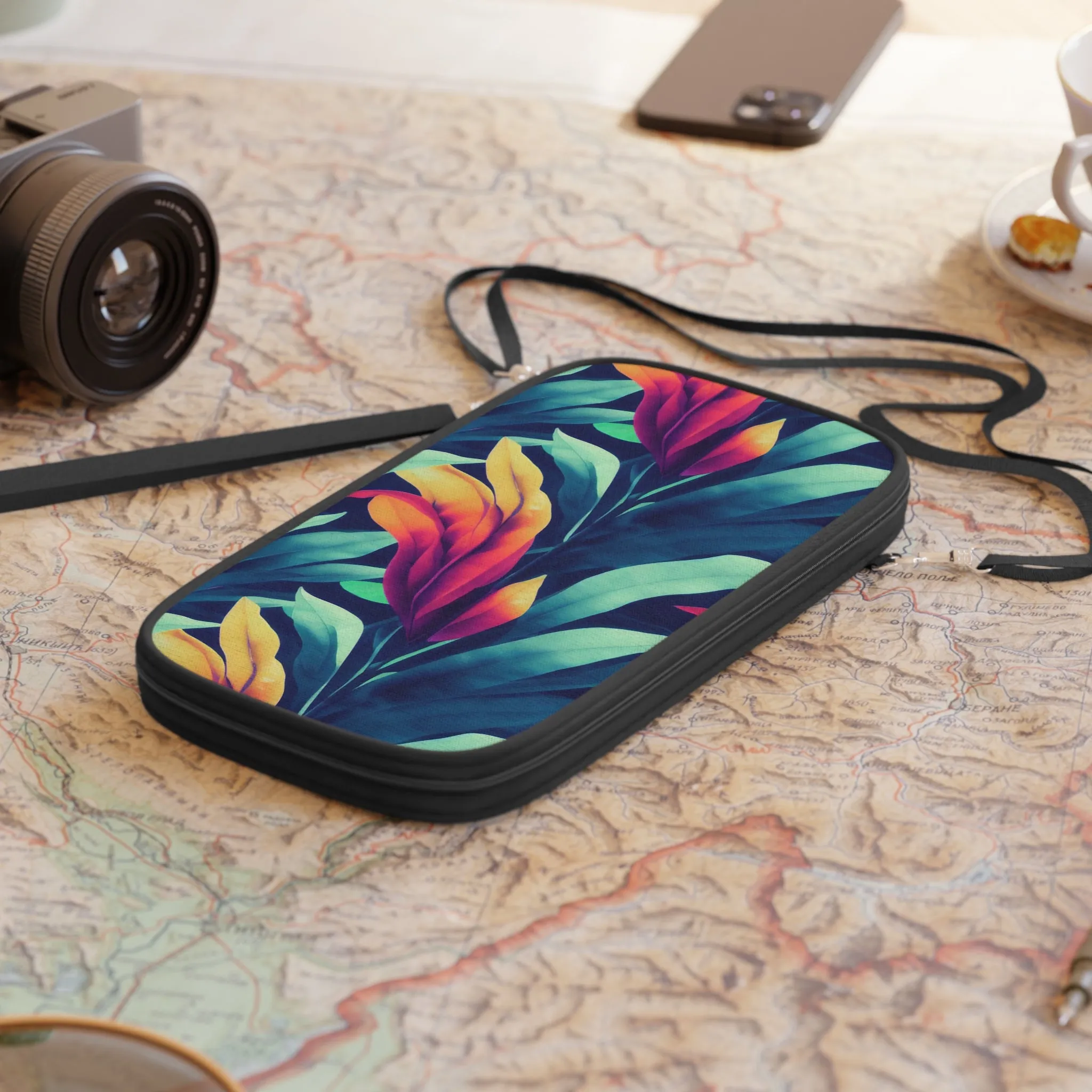 Passport Wallet - Tropical Oasis