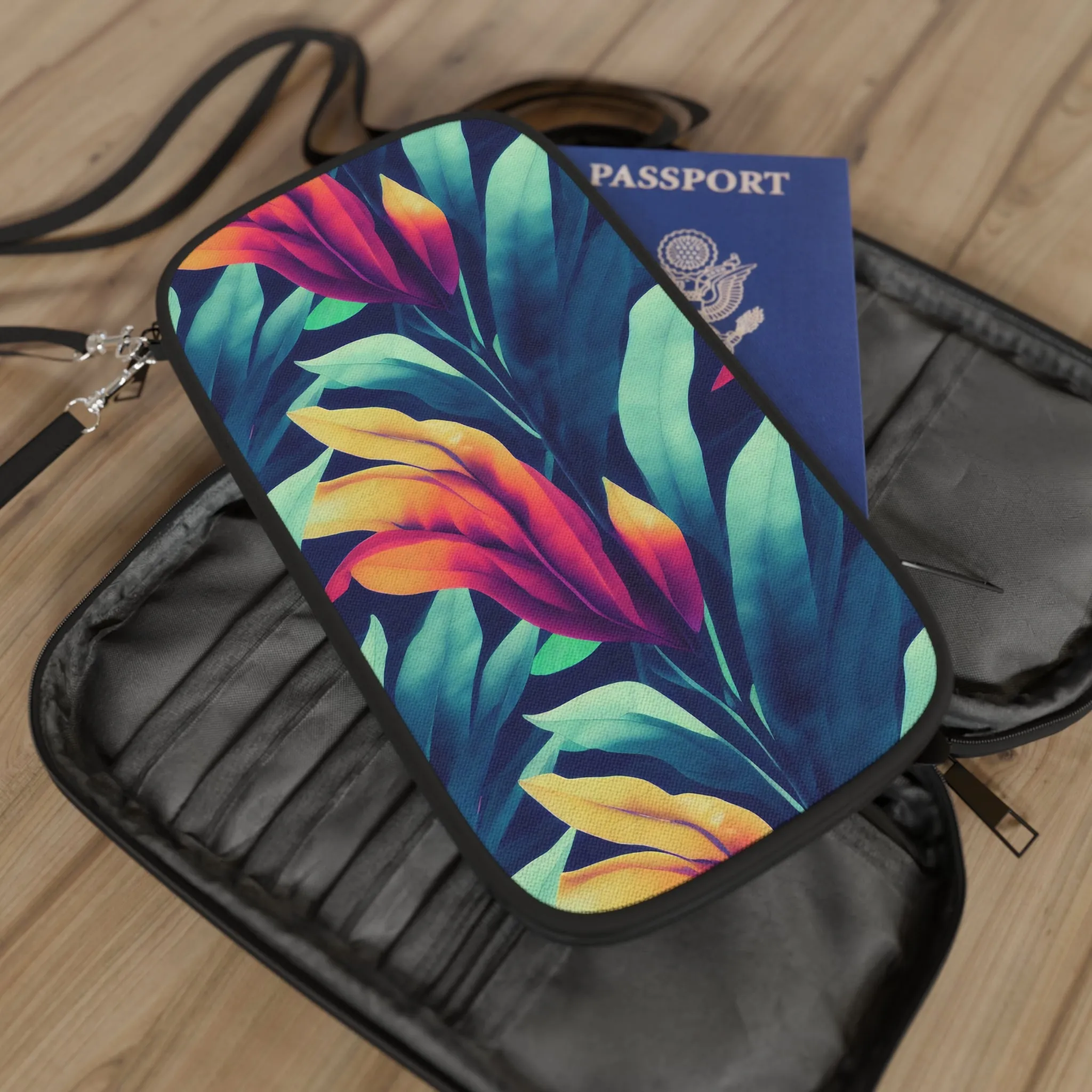 Passport Wallet - Tropical Oasis