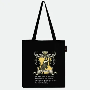 Peach Blossom Women's Cotton Printed Tote Bag With Zipper and Pouch