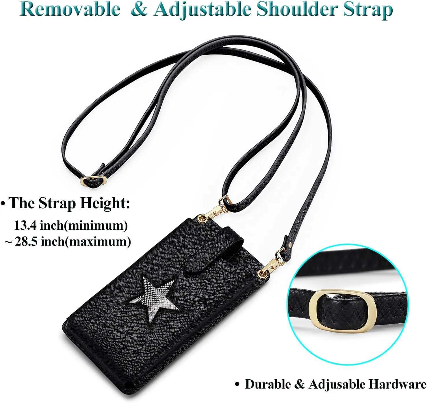 Peacocktion Small Crossbody Cell Phone Purse for Women, Lightweight Mini Small Crossbody Bags for Women with Card Slots