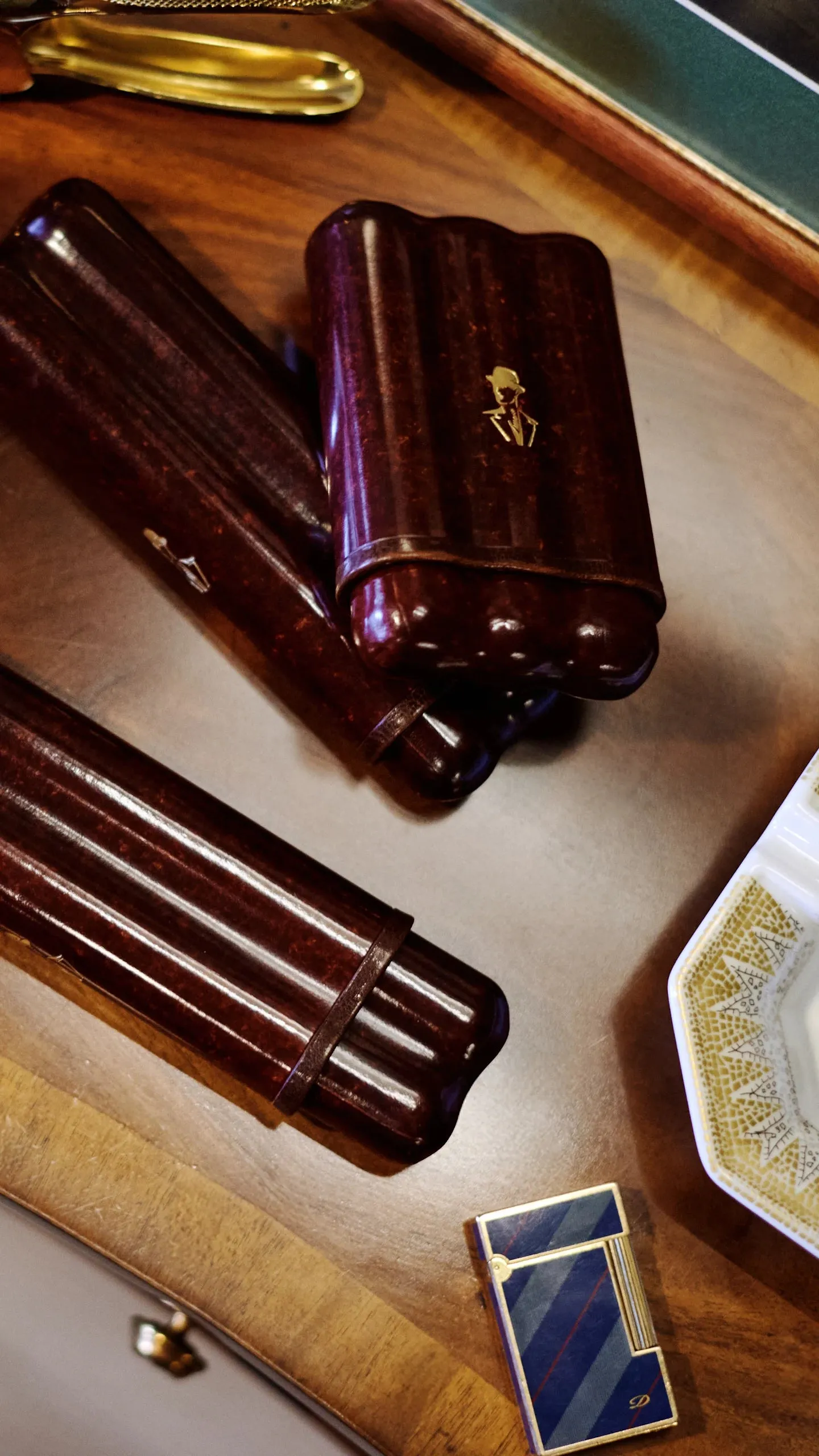 Peroni Firenze X Enis Inci -  Briar Brown Cigar Case