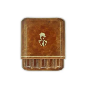 Peroni Firenze X Sartoria Napoletana Briar Cognac Half Toscano Cigar Case