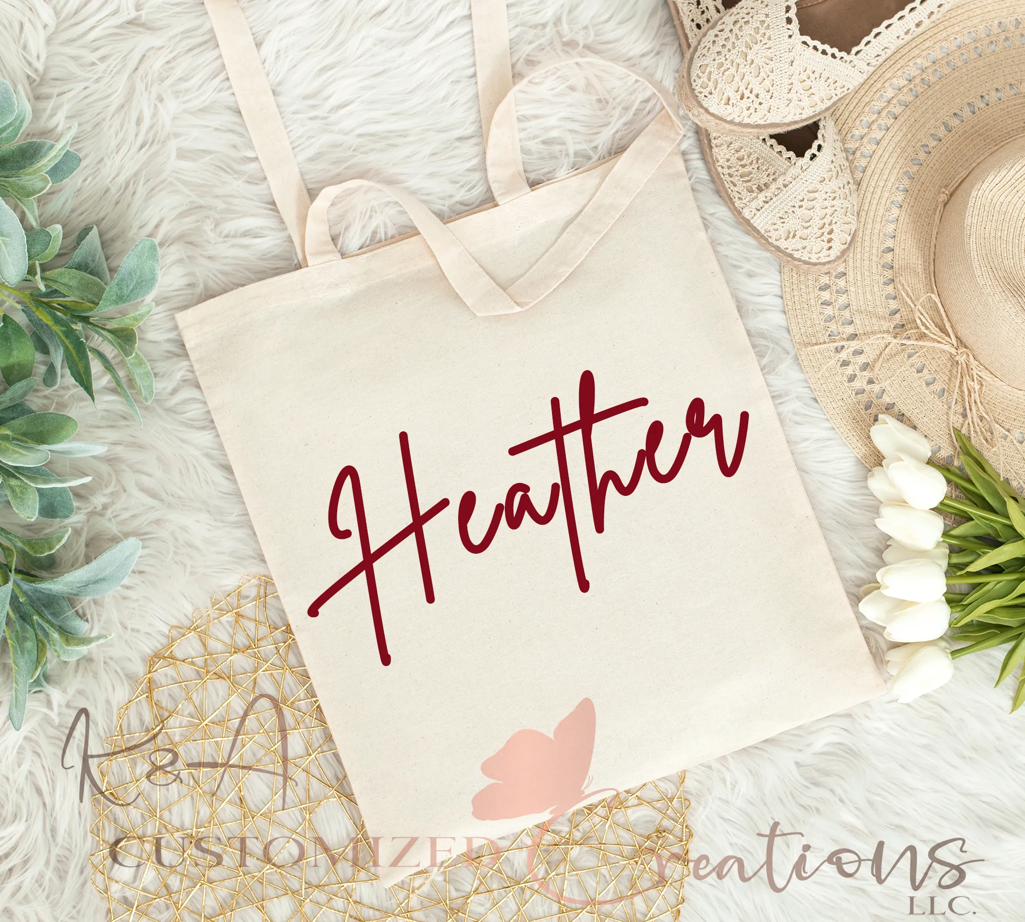 Personalized Canvas Tote