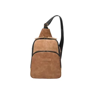 Petunia Pickle Bottom Criss-Cross Sling Bag, Crossbody for Women and Men, Adjustable Straps for a Custom-Fit, Spacious Main Pocket, Perfect for Travel & Everyday Use (Brioche)