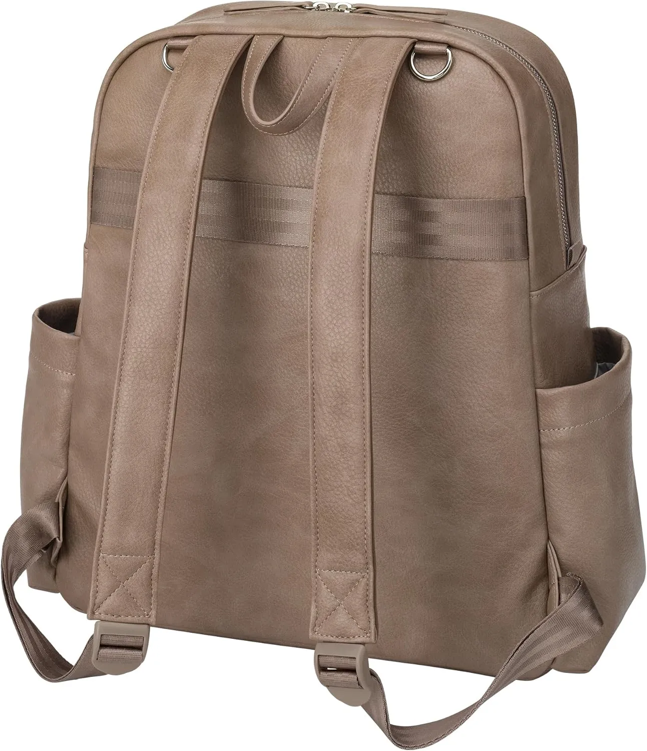 Petunia Pickle Bottom Sync Backpack, Diaper Bag for Parents, Stylish Baby Bag, Spacious Backpack, On-The-Go Moms, Mink