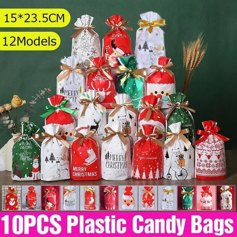 Plastic Candy Bags 10PCS Sweet Treat Bags