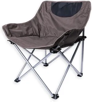 Portable Folding Camping Chair with Cup Holders Storage Bag, Heavy-Duty Steel Frame, Non-Slip Bottom, Lightweight Outdoor Leisure Chair