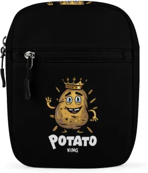Potato King Cute Small Crossbody Bags Mini Shoulder Bag Travel Messenger Bag for Men Women