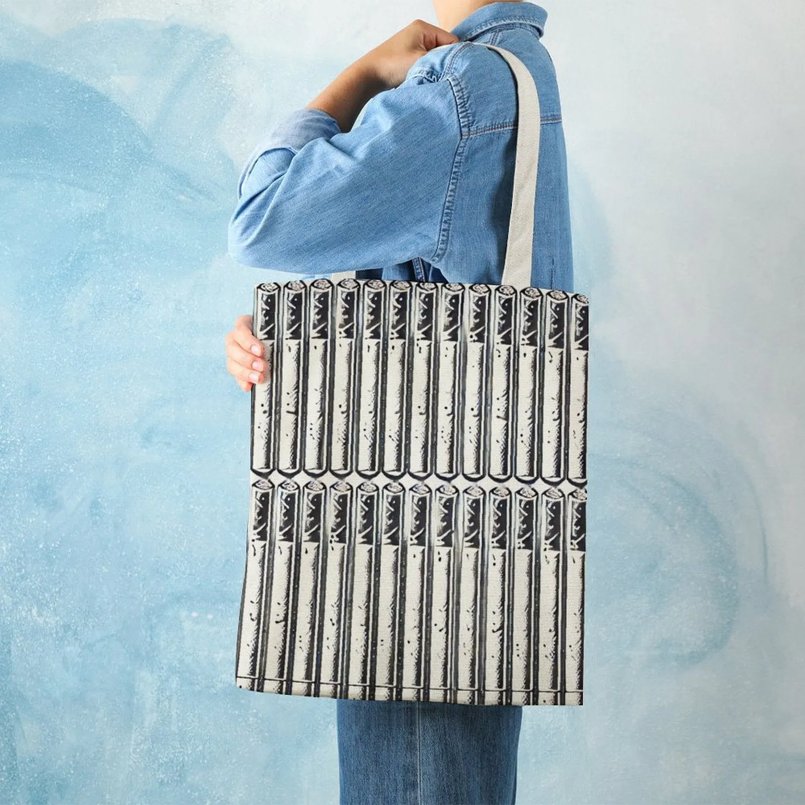 Pre-Rolled Canvas Tote Bag 💼🔥