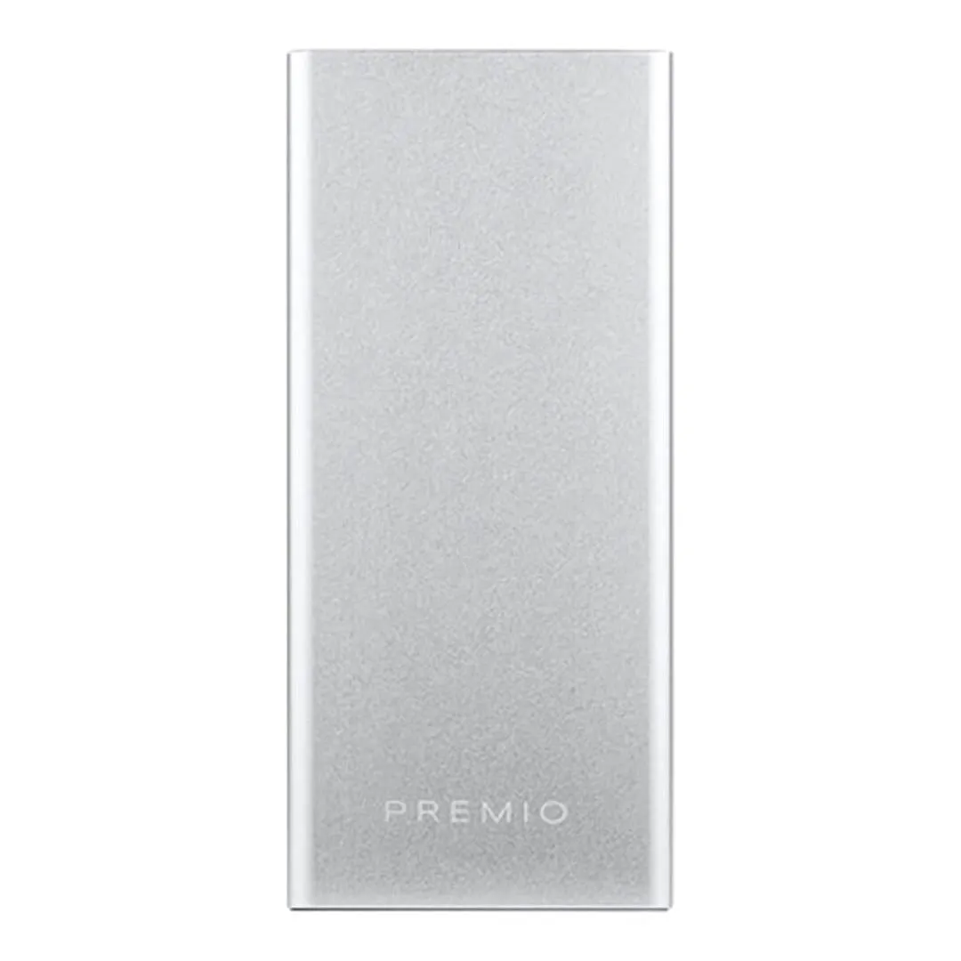 Premio 20,000 mAh Power Bank - Silver PM-9001-SL