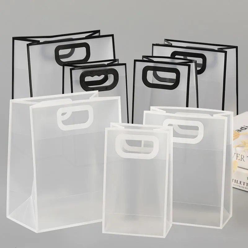 Premium PVC Gift Bags Clear Bags 25pcs
